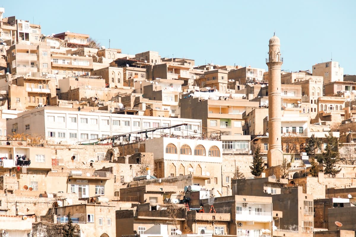 Mesopotamia stone cityscape