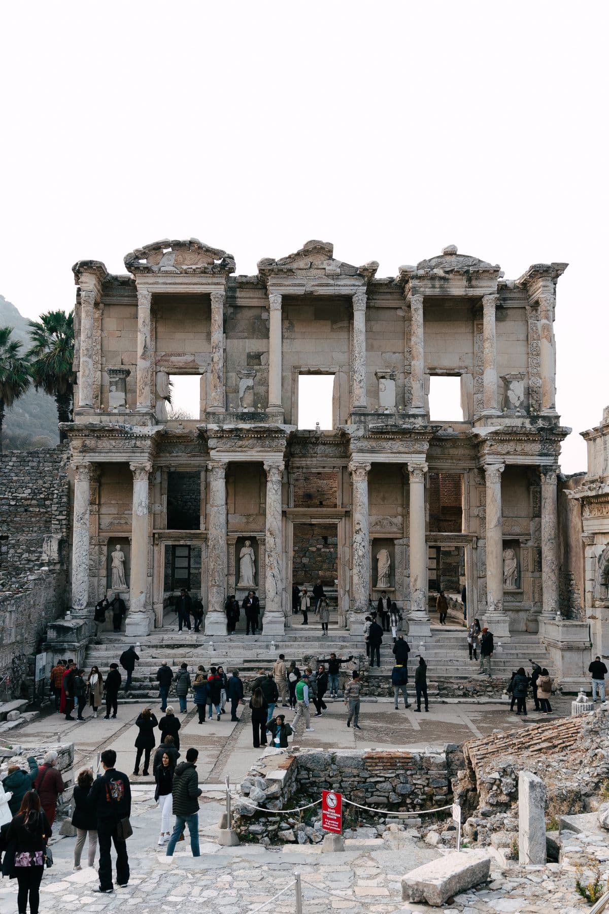 Marble Street and the Library of Celsus in Ephesus
