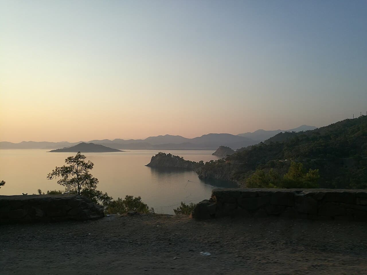 Turquoise Mediterranean coast near Fethiye, Turkey