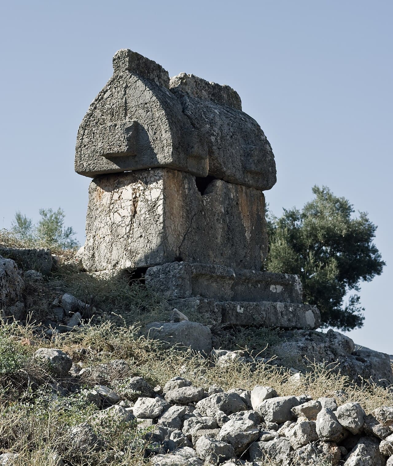 Lycian rock tombs at ancient Tlos, Turkey