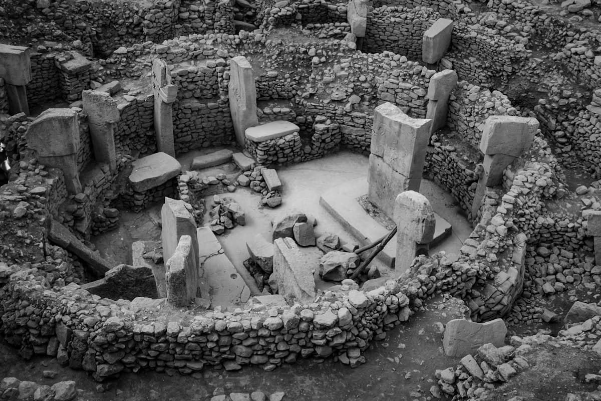 Ancient megaliths at Göbeklitepe archaeological site