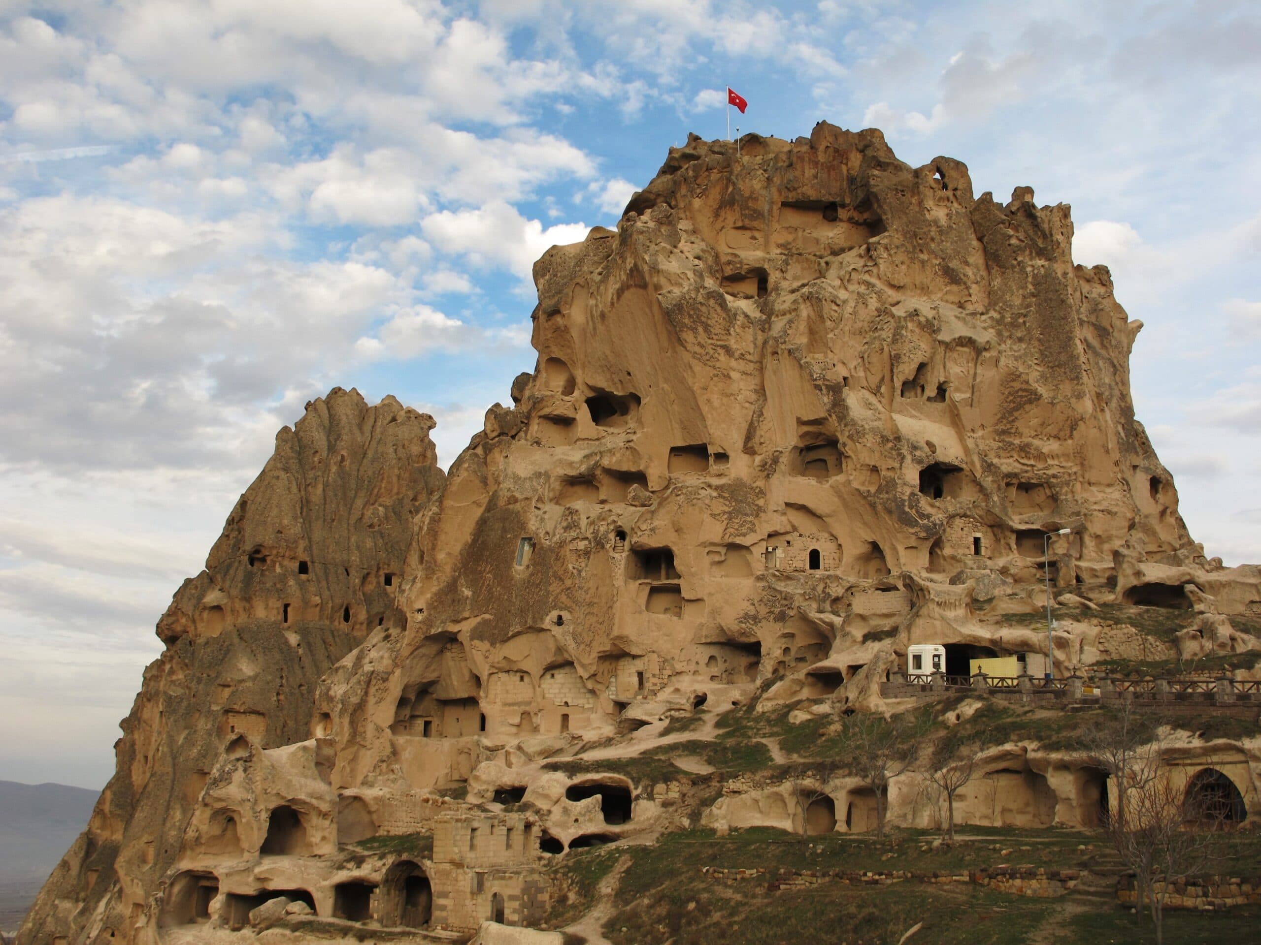 Dramatic rock formations in Love Valley, Cappadocia