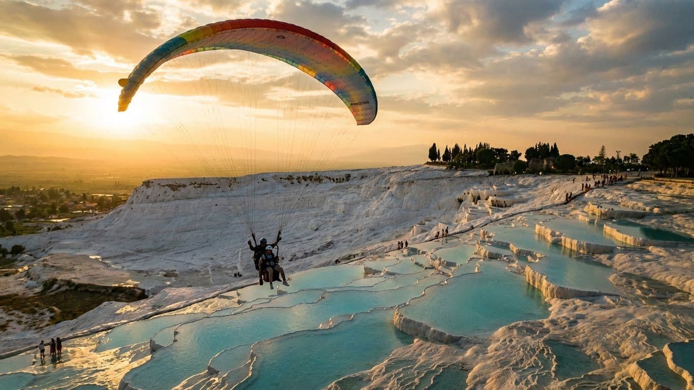 Private Pamukkale Tandem Paragliding